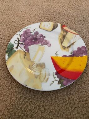 Limoges “Cheese & Fruit” plate